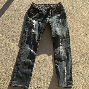 Y2k flare denim bebe jeans size small